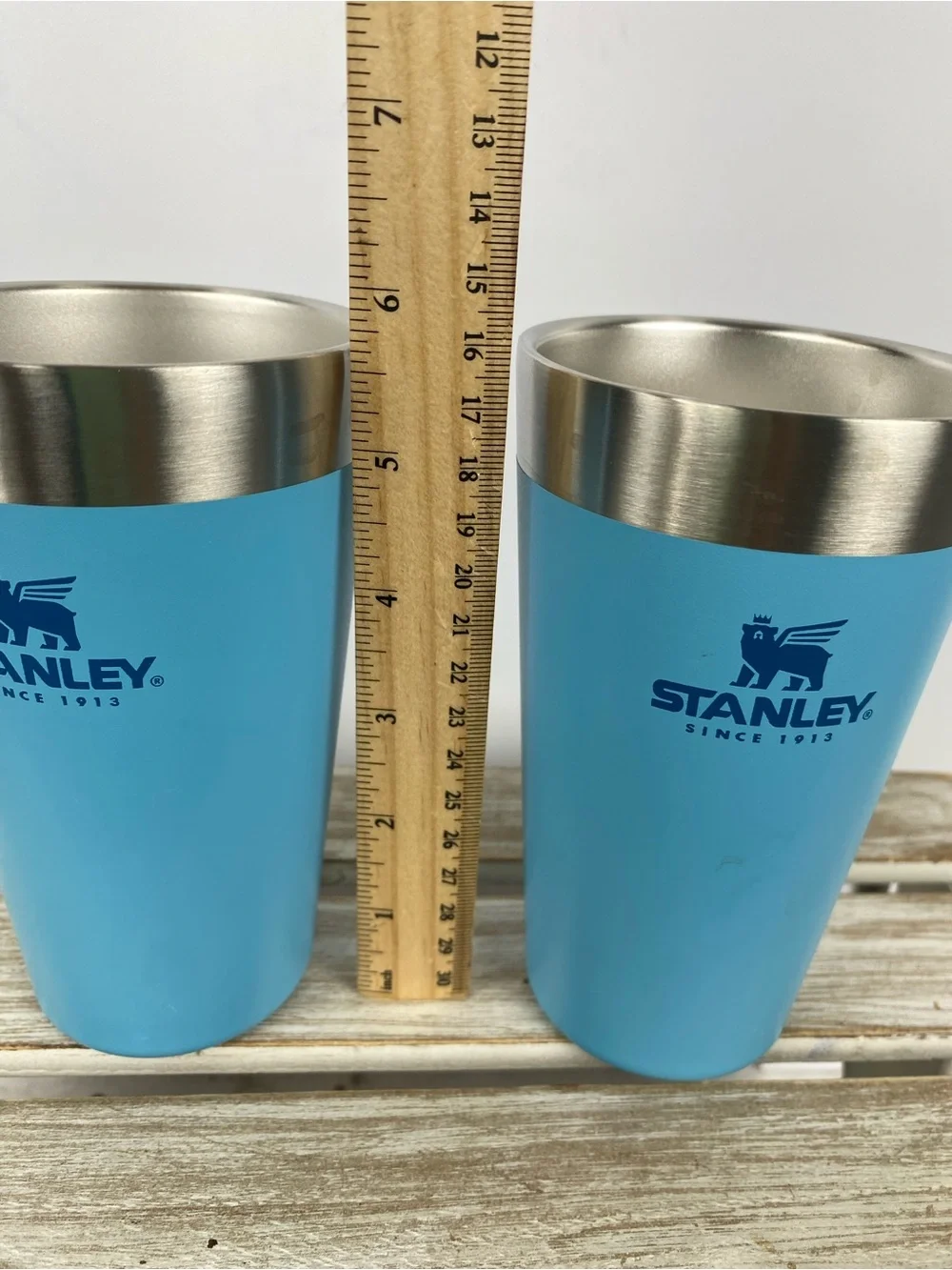 Stanley Adventure Series 16 oz stainless steel blue stacking tumbler set of 2 - Picture 11 of 11
